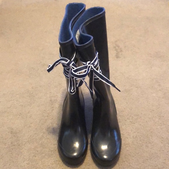 Black Sperry Winter/Rain Boots in Great Condition - Picture 1 of 4
